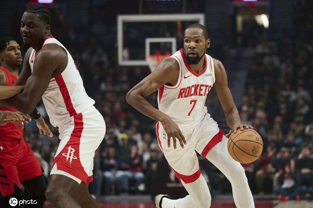 杨瀚森2分1板1助杜兰特空砍30+12 开拓者背靠背再胜火箭